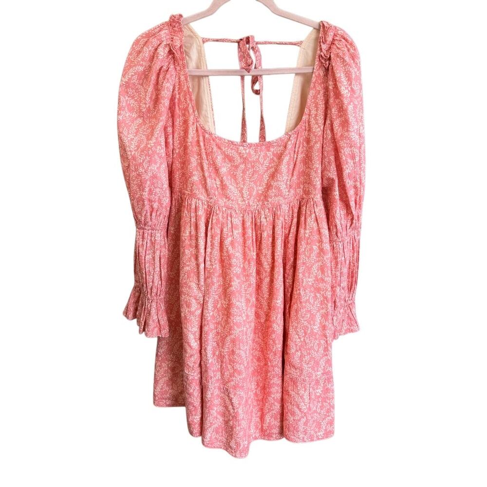 Anthropologie Pilcro Long Sleeve Babydoll Mini Dress‎ Size Medium MSRP $158 Puff - Picture 12 of 15